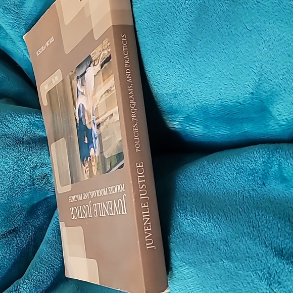 Juvenile justice policies programs & practices Strayer University paperback book - Picture 5 of 5